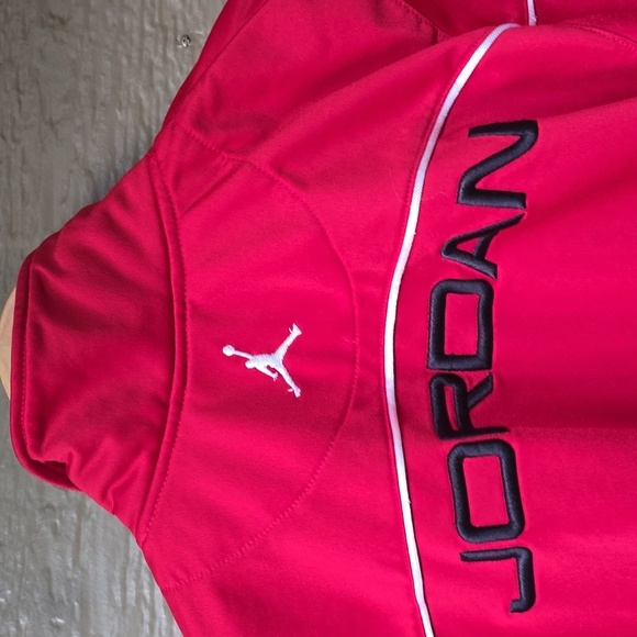Jordan Red Front Zip Basketball Track Jacket XL 20 - Picture 7 of 12